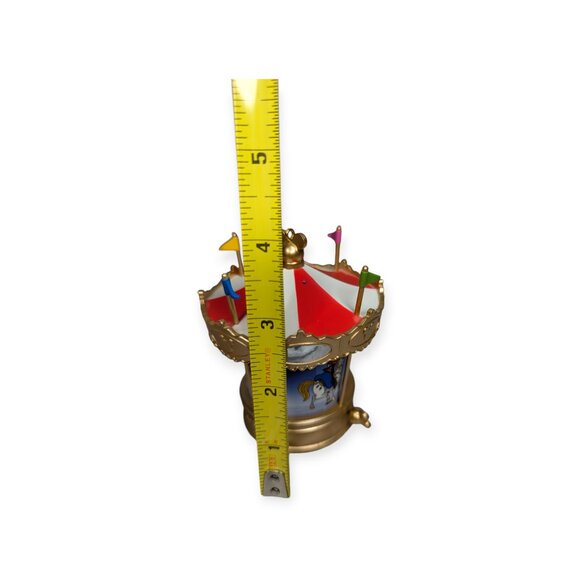 Hallmark 2010 Mickey's Merry Carousel Ornament Magic Motion - Picture 3 of 12